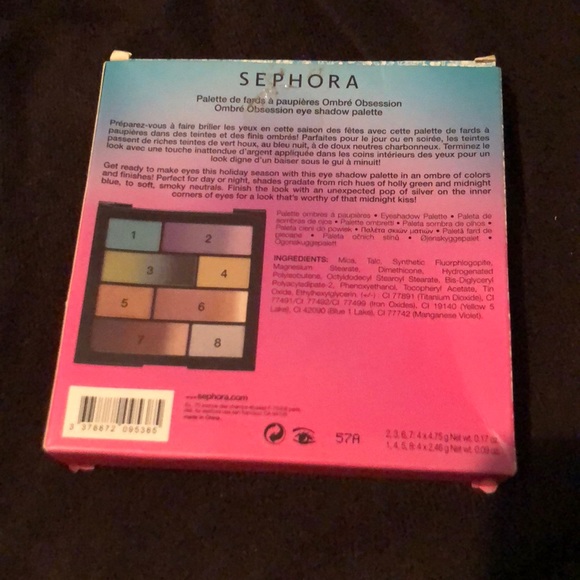 Sephora ombré obsession eyeshadow palette - Picture 5 of 5